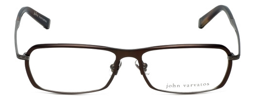 John Varvatos Designer Eyeglasses V136 in Brown 55mm :: Rx Bi-Focal
