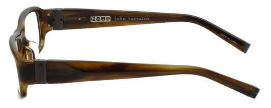 John Varvatos Designer Eyeglasses V341AF in Olive-Horn 53mm :: Rx Bi-Focal