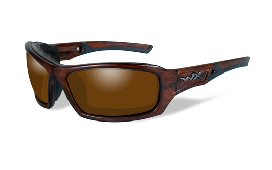 Wiley X Echo in Matte-Layered Tortoise & Polarized Amber Lens