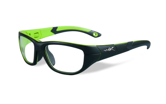 Wiley-X Youth Force Series 'Victory' in Matte-Black & Lime Green Safety Reading Glasses Wiley-X Youth Force Series 'Victory' in Matte-Black & Lime Green Safety Reading Glasses