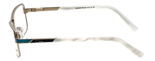 Cazal Designer Eyeglasses 4215-001 in Turquoise 53mm :: Rx Single Vision Cazal Designer Eyeglasses 4215-001 in Turquoise 53mm :: Rx Single Vision