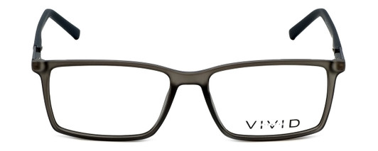 Calabria Viv Designer Eyeglasses 239 in Grey-Black 53mm :: Custom Left & Right Lens