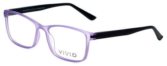 Calabria Viv Designer Eyeglasses 241 in Purple-Black 53mm :: Custom Left & Right Lens