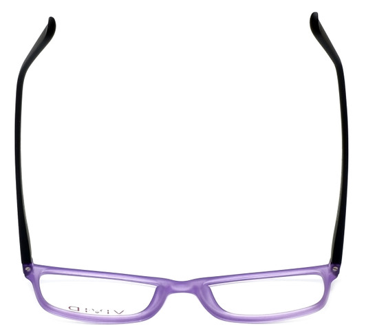 Calabria Viv Designer Eyeglasses 241 in Purple-Black 53mm :: Custom Left & Right Lens