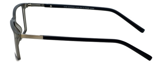 Calabria Viv Designer Eyeglasses 239 in Grey-Black 53mm :: Progressive