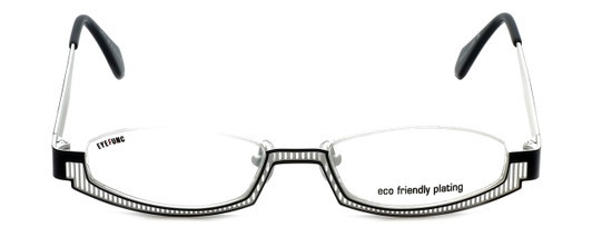 Eyefunc Designer Eyeglasses 288-69 in Black & White 49mm :: Custom Left & Right Lens