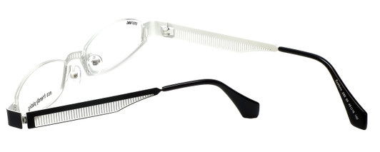 Eyefunc Designer Eyeglasses 288-69 in Black & White 49mm :: Custom Left & Right Lens