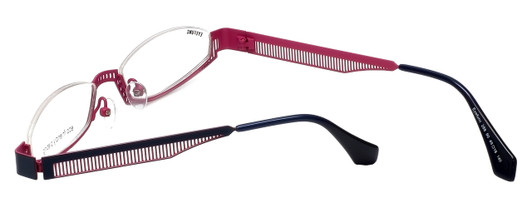 Eyefunc Designer Eyeglasses 288-90 in Navy & Pink 49mm :: Custom Left & Right Lens
