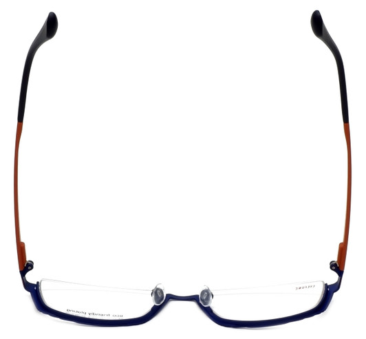 Eyefunc Designer Eyeglasses 591-90 in Blue & Orange 52mm :: Custom Left & Right Lens