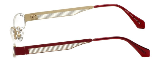 Eyefunc Designer Reading Glasses 288-44 in Red & Tan 49mm