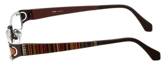 Eyefunc Designer Reading Glasses 327-18 in Orange Glitter 50mm