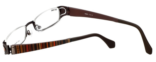 Eyefunc Designer Reading Glasses 327-18 in Orange Glitter 50mm