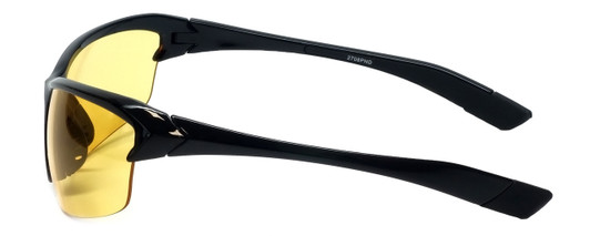 Sport Wrap Unisex Night Driving UV400 Sunglasses w/HD Yellow Tint 100% UV Block