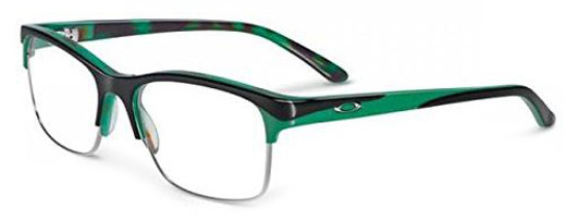 Oakley Designer Eyeglasses Allegation OX1090-0552 in Green Tortoise 52mm :: Custom Left & Right Lens