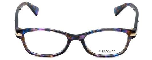 Coach Designer Eyeglasses HC6065-5288 in Confetti Purple 49mm :: Rx Bi-Focal
