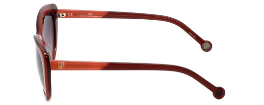 Carolina Herrera Designer Sunglasses SHE648-OGEV in Burgundy Rose Gradient Lens