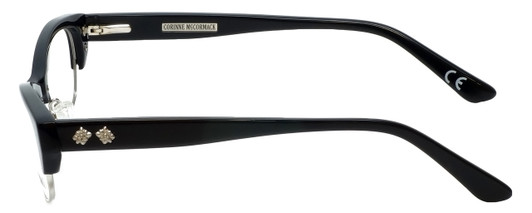 Corinne McCormack Designer Eyeglasses Delancey in Black 53mm :: Rx Bi-Focal