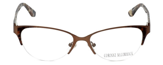 Corinne McCormack Designer Eyeglasses Gramercy in Brown 52mm :: Rx Bi-Focal
