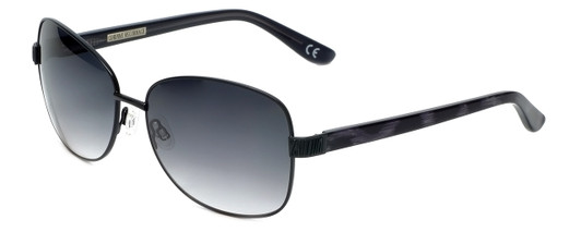 Corinne McCormack Designer Sunglasses Jones Beach in Black 58mm Smoke Grey Lens