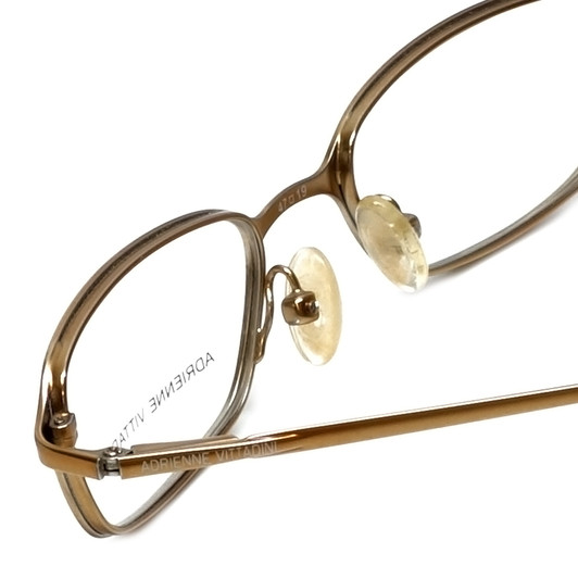 Adrienne Vittadini Designer Eyeglasses AV6027-134  in Gold 47mm :: Rx Single Vision