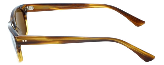 Reptile JAPAN Designer Polarized Sunglasses Agamid Brown-Stripe-Fade/Flash Mir