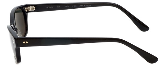 Reptile JAPAN Designer Polarized Sunglasses Lacerta in Black with Grey Lens