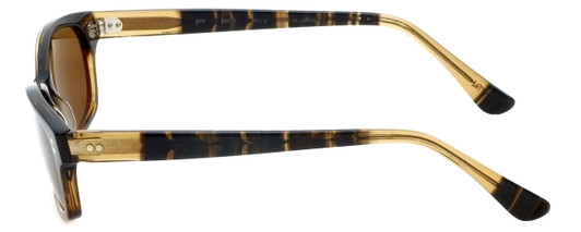 Reptile JAPAN Designer Polarized Sunglasses Lacerta Striped-Blonde/Gold Mirror