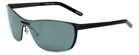 Renoma Designer Sunglasses Remus 0520 in Black with Flash Mirror Lens