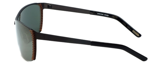 Renoma Designer Sunglasses Remus 4560 in Black with Gold Mirror Lens