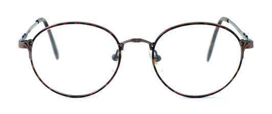 Fashion Optical Designer Reading Glasses E303 in Antique Brown & Demi Brown
