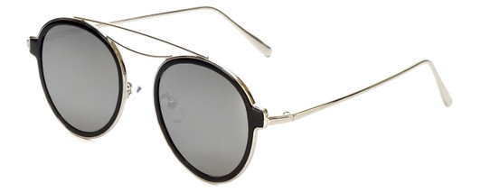 Trendies By Calabria The Kendall, Flat Fashion Sunglasses with Mirrored Lens
