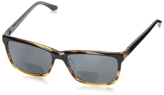 Spine Optics Polarized Bi-Focal Reading Sunglasses SP7004-081 in Brown Gradient