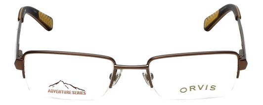 Orvis Designer Eyeglasses Streamline in Light-Brown 49mm :: Rx Single Vision