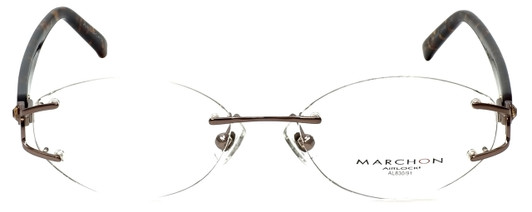 Marchon Designer Eyeglasses Airlock 830-211 in Brown 52mm :: Progressive