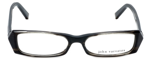 John Varvatos Designer Eyeglasses V303 in Black-Horn 52mm :: Rx Single Vision