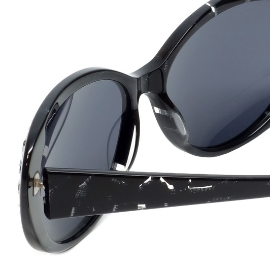 Judith Leiber Designer Sunglasses JL5005-01 in Onyx in Grey Lens