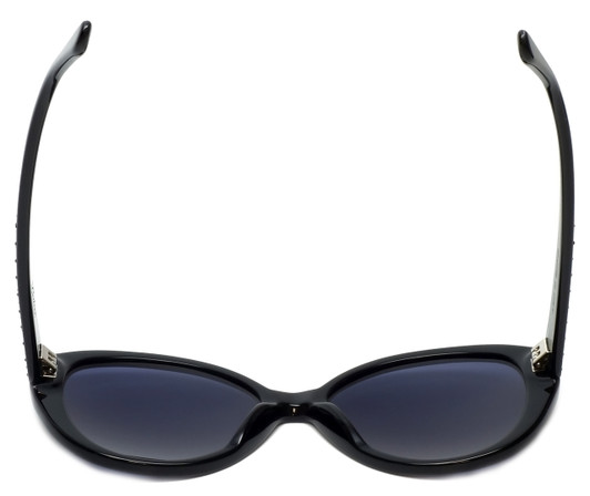 Judith Leiber Designer Sunglasses JL5017-01 in Black in Grey Lens