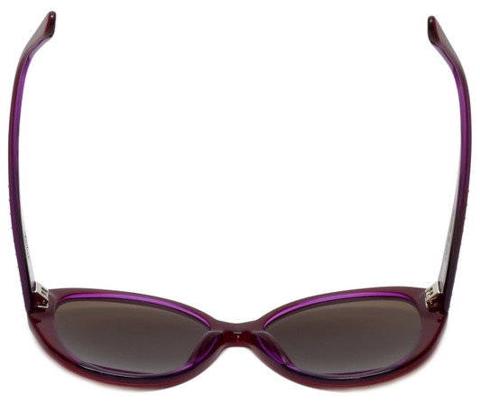 Judith Leiber Designer Sunglasses JL5017-04 in Ruby in Brown Lens