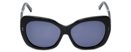 Judith Leiber Designer Sunglasses JL5022-01 in Onyx in Grey Lens