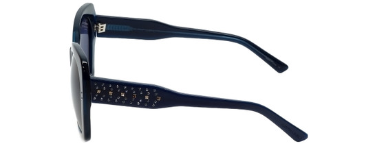 Judith Leiber Designer Sunglasses JL5022-05 in Sapphire in Grey Lens