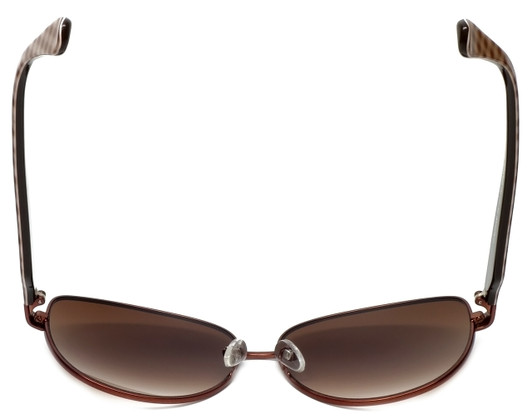 Betsey Johnson Designer Sunglasses Betseyville BV107-02-60 Bronze Brown Gradient