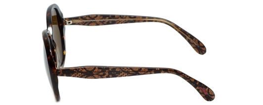 Betsey Johnson Designer Sunglasses Betseyville BV109-02 in Espresso with Brown L