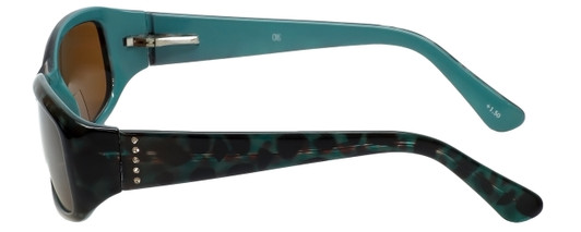 Corinne McCormack Designer Bi-Focal Reading Sunglasses Rachel in Tortoise Blue