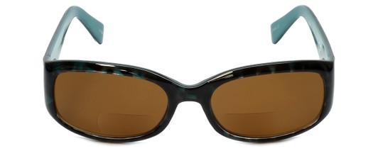 Corinne McCormack Designer Bi-Focal Reading Sunglasses Rachel in Tortoise Blue