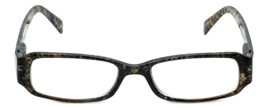 Corinne McCormack Designer Eyeglasses Libby in Gold-Snake-Skin 50mm :: Progressive