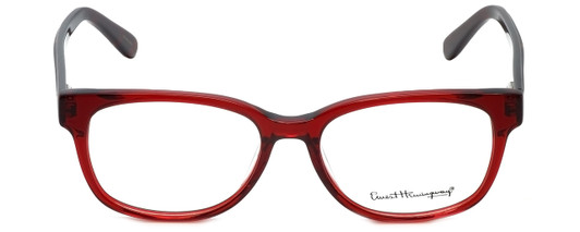 Ernest Hemingway Designer Eyeglasses H4674 in Burgundy/Tortoise 50mm :: Custom Left & Right Lens