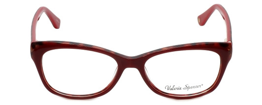 Valerie Spencer Designer Eyeglasses VS9290-RED in Red/Leopard 48mm :: Progressive