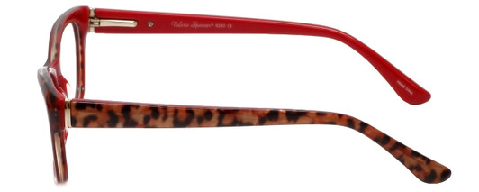Valerie Spencer Designer Reading Glasses VS9290-RED in Red/Leopard 48mm