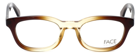 FACE Stockholm Busy 1316-9201 Designer Reading Glasses in Brown Beige Fade 48 mm