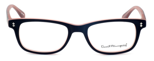 Ernest Hemingway Designer Eyeglasses H4617 (Small Size) in Matte-Black-Pink 48mm :: Rx Bi-Focal